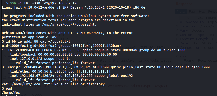 Popped User Shell